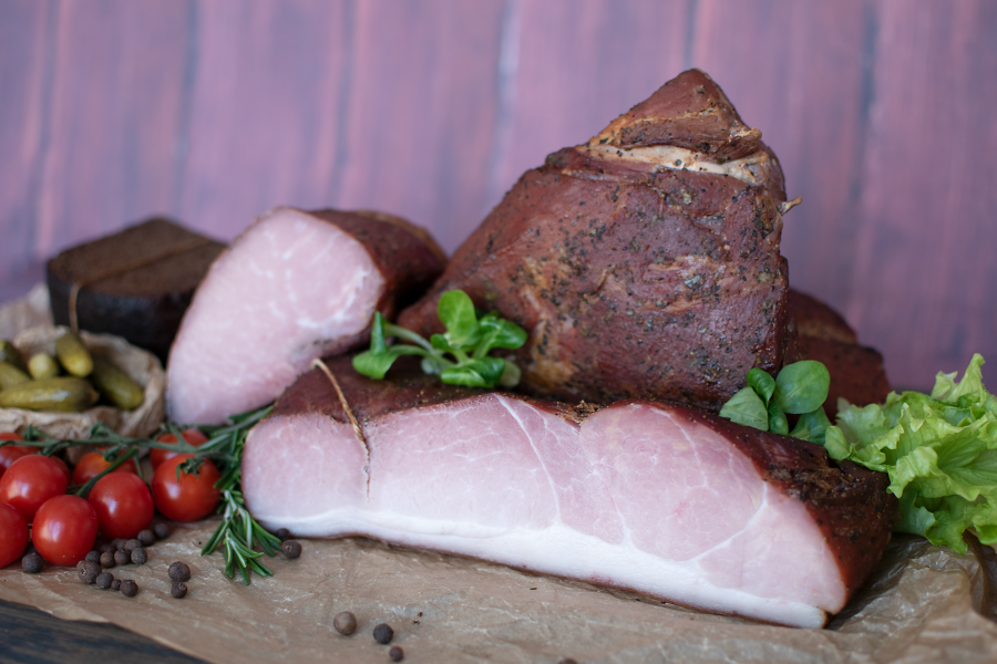 Kumpeliai šalto rūkymo (su lašinuku)