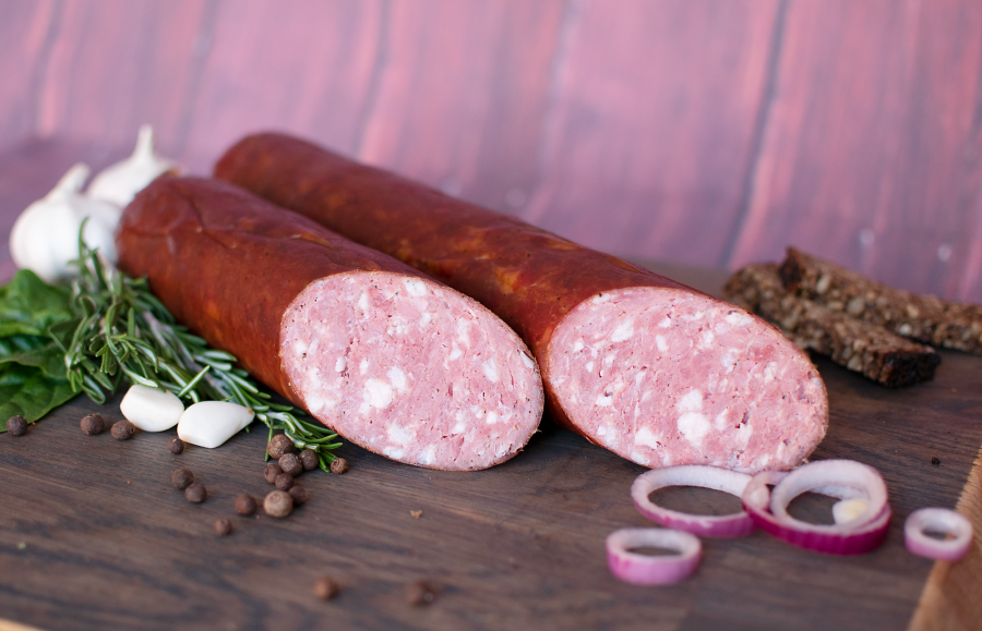 Skilandinė dešra (karšto rūkymo)