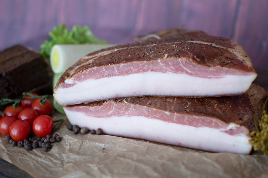 Lašiniai šalto rūkymo (trikampiniai). Tautinis paveldas