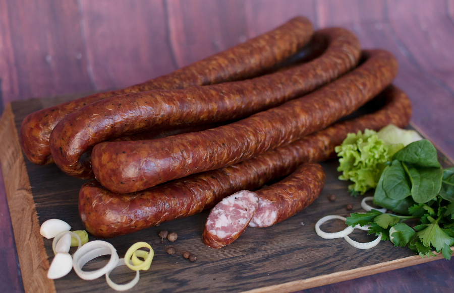 Beržėnų dešra (šalto rūkymo)